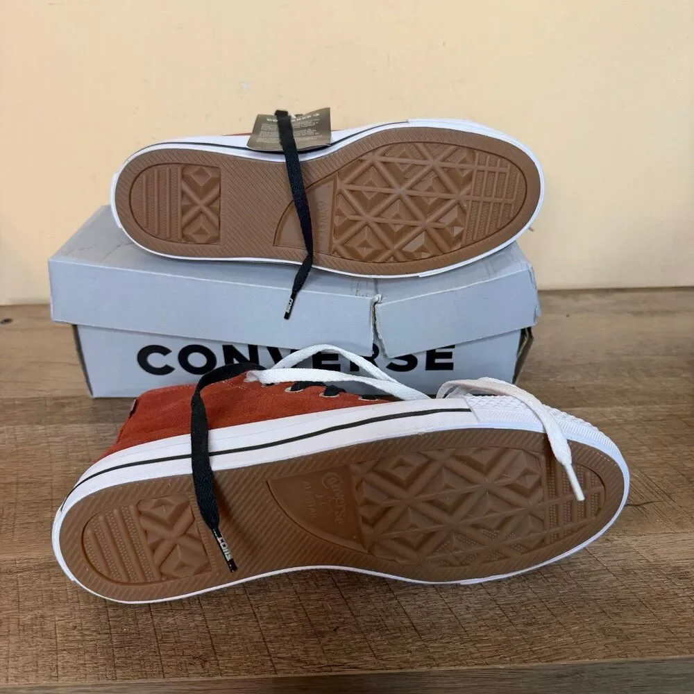 Converse Chuck Taylor All Star Pro Hi Suede Terracotta  womens size 8 shoes - Picture 3 of 11